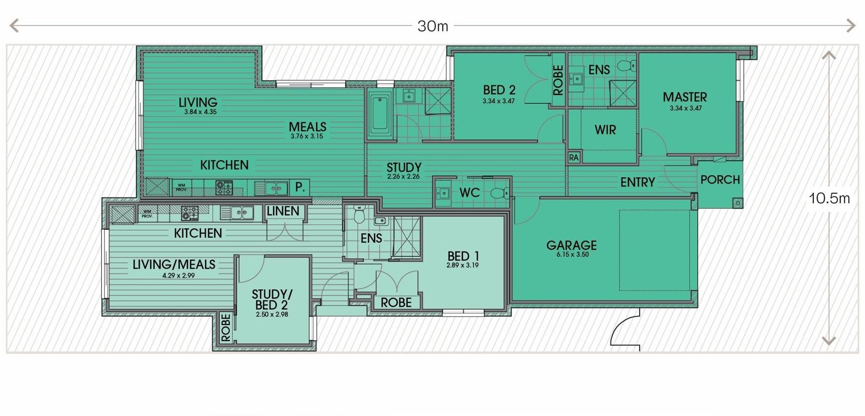 Floorplan for Lot 1730 Hornsea Street, Lara