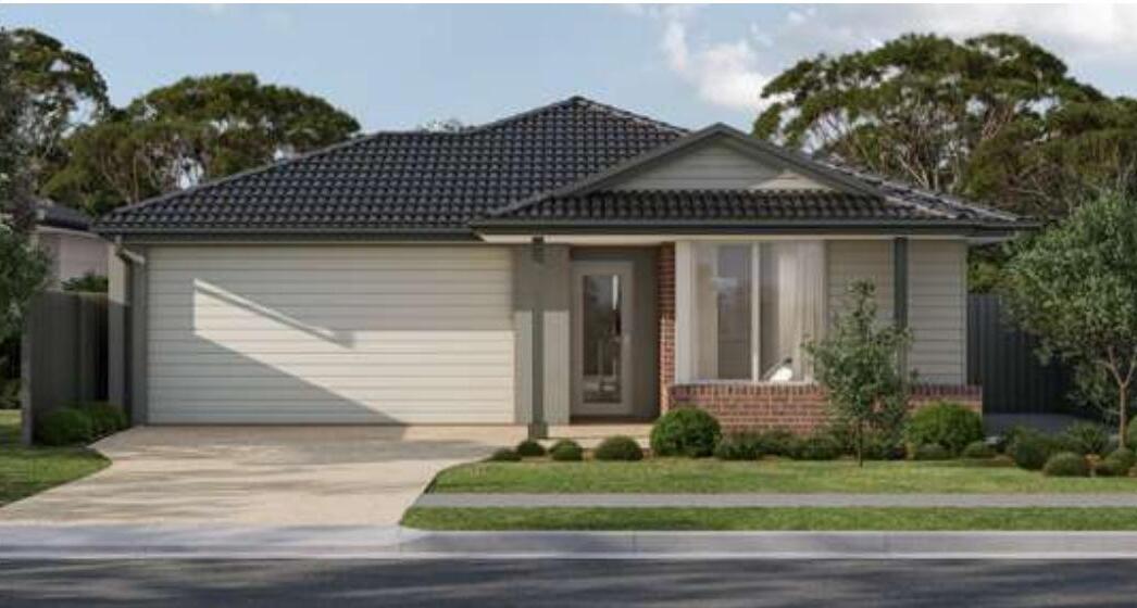 Architectural façade at Lot 47 Samaria Road, Benalla VIC
