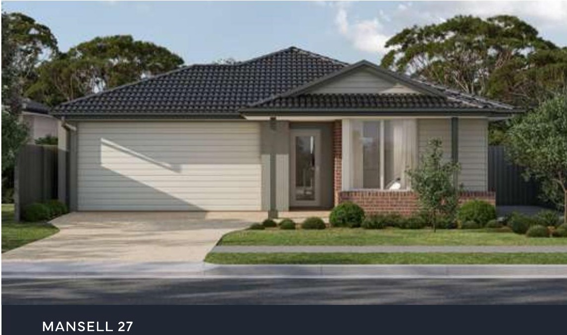 Architectural façade at Lot 232 Serenity Rise Estate, Warragul VIC