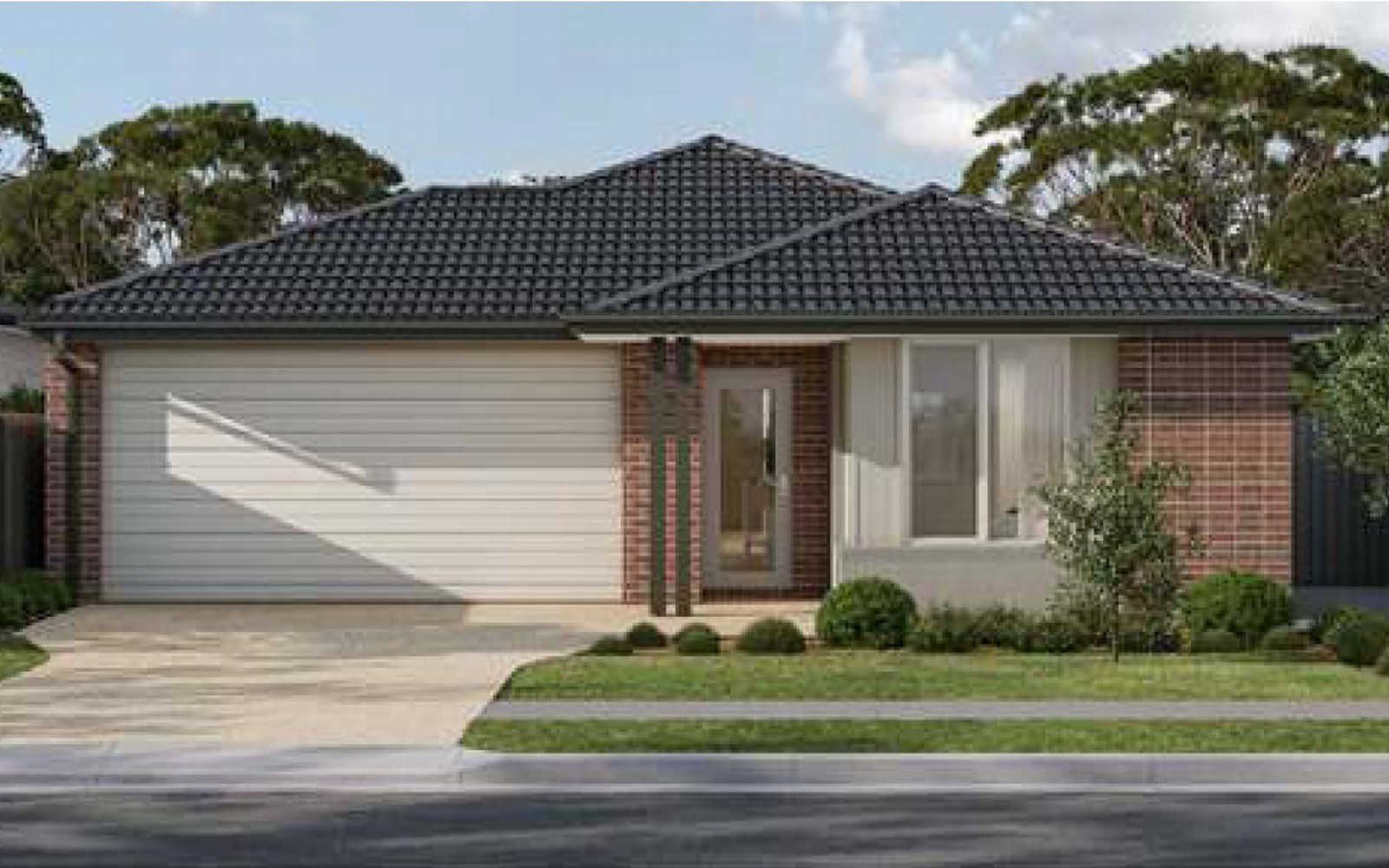 Architectural façade at Lot 108 Forrest Green, Armstrong Creek VIC