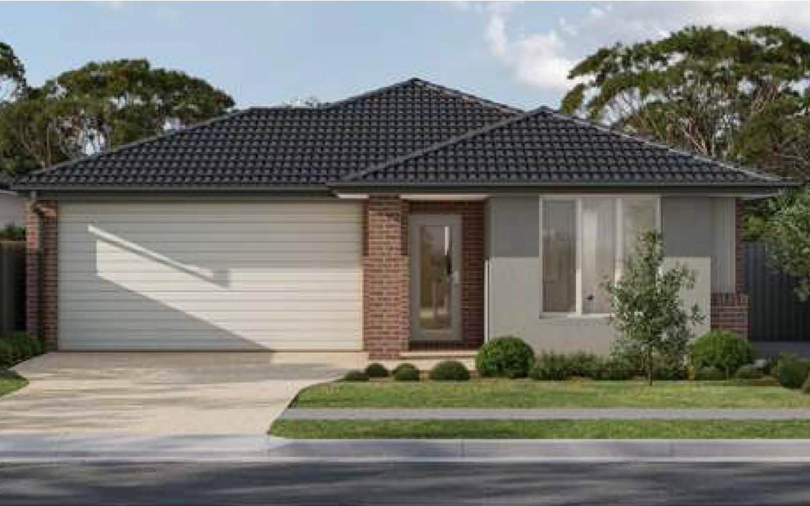 Architectural façade at Lot 138 Forrest Green, Armstrong Creek VIC