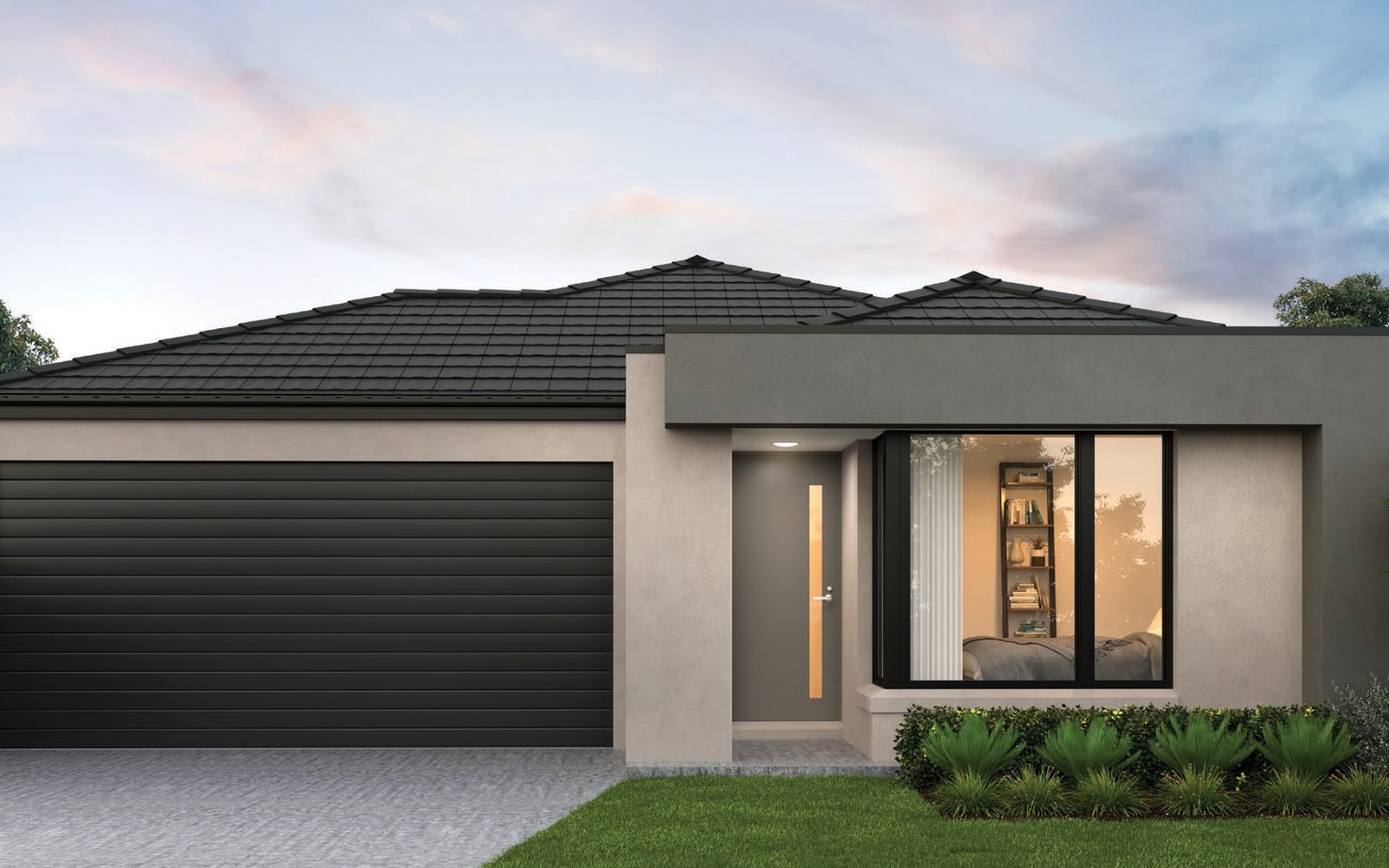 Architectural façade at Lot 44 Topor Close, Benalla VIC