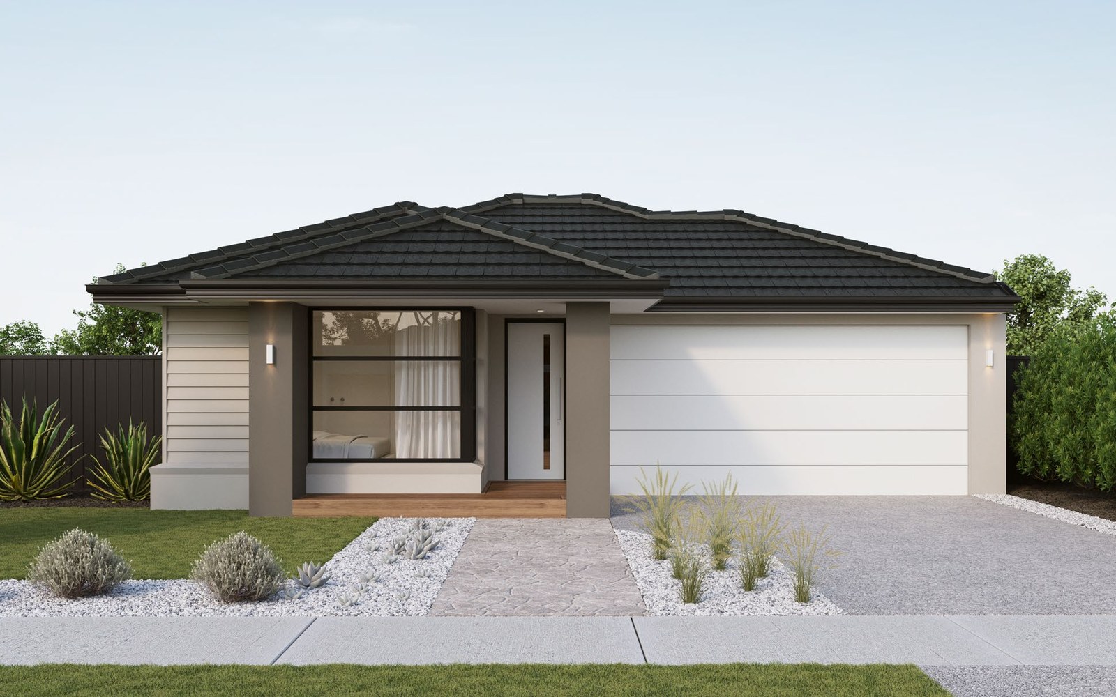 Architectural façade at Lot 67 Government Road, Stawell VIC